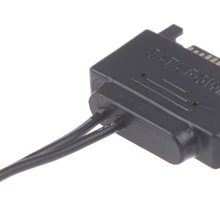 Cáp kết nối SATA đực sang DC 5.5 x 2.1mm 12V, dài 20cm, 50cm, 100cm