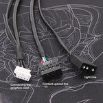 Cáp tải nội dung đèn cho COLORFUL RTX3090TI / RTX4080 / RTX4070TI / RTX4070 / RTX4090TI / RTX4090, cáp tải nội dung đèn