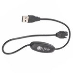 Cáp tăng tốc USB sang 4 chân nhỏ điều chỉnh tốc độ, USB sang cáp quạt case 12V, dài 50cm, 98cm