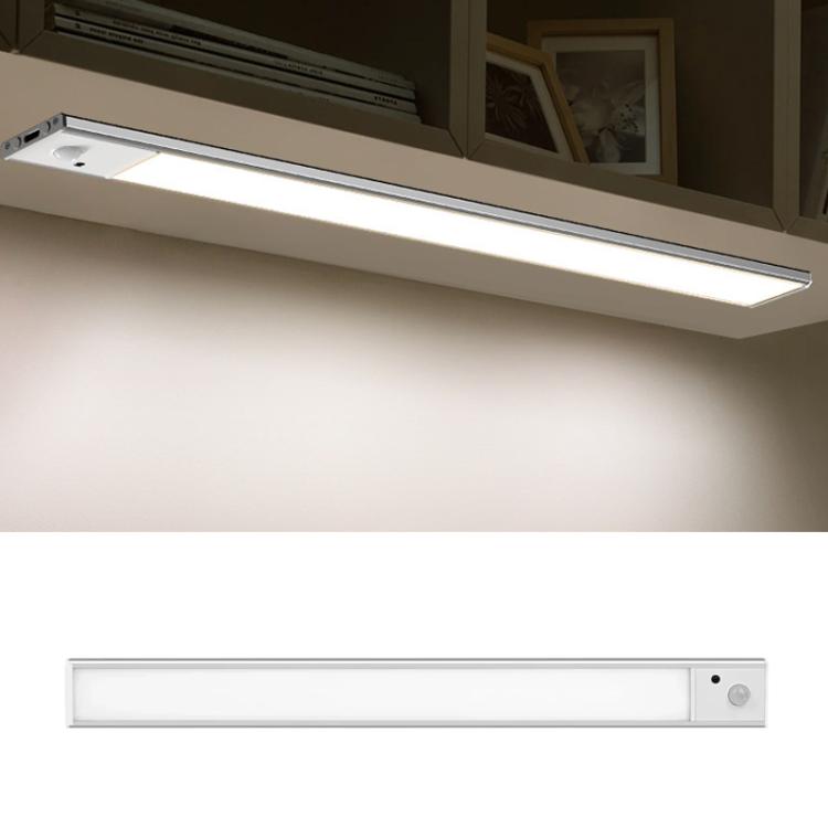 Đèn thanh cảm biến chuyển động có thể sạc lại cho tủ quần áo với điều khiển từ xa, 20cm bạc, 40cm bạc, 60cm bạc, 80cm bạc, 20cm đen, 40cm đen, 60cm đen, 80cm đen