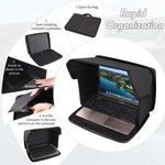 Túi đựng laptop 16 inch có màn che nắng gấp gọn chống chói và bảo vệ riêng tư dùng ngoài trời, 16 inch