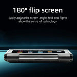 Đầu phát MP5 ô tô Bluetooth 6.86 inch gập được, hỗ trợ MirrorLink/CarPlay/Android Auto, B5370, B5370 + camera lùi 4 đèn LED, B5370 + camera lùi 8 đèn LED, B5370 + camera lùi 12 đèn LED