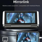 Đầu phát MP5 ô tô Bluetooth 6.86 inch gập được, hỗ trợ MirrorLink/CarPlay/Android Auto, B5370, B5370 + camera lùi 4 đèn LED, B5370 + camera lùi 8 đèn LED, B5370 + camera lùi 12 đèn LED