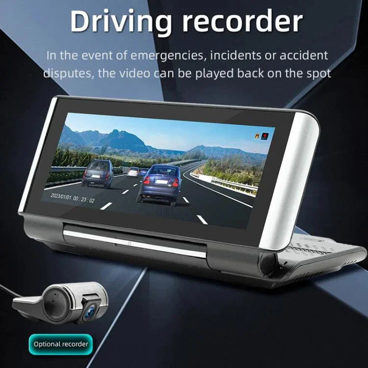 Đầu phát MP5 ô tô Bluetooth 6.86 inch gập được, hỗ trợ MirrorLink/CarPlay/Android Auto, B5370, B5370 + camera lùi 4 đèn LED, B5370 + camera lùi 8 đèn LED, B5370 + camera lùi 12 đèn LED