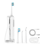 Bàn chải điện 3 trong 1, máy tăm nước & máy tăm nước miệng với bình chứa 180ml có thể tháo rời