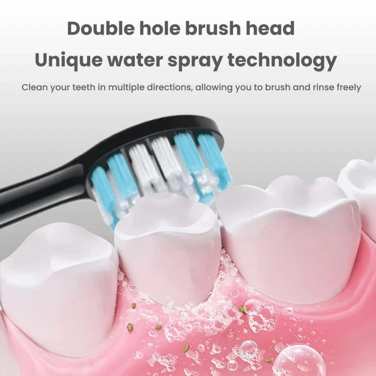 Bàn chải điện 3 trong 1, máy tăm nước & máy tăm nước miệng với bình chứa 180ml có thể tháo rời