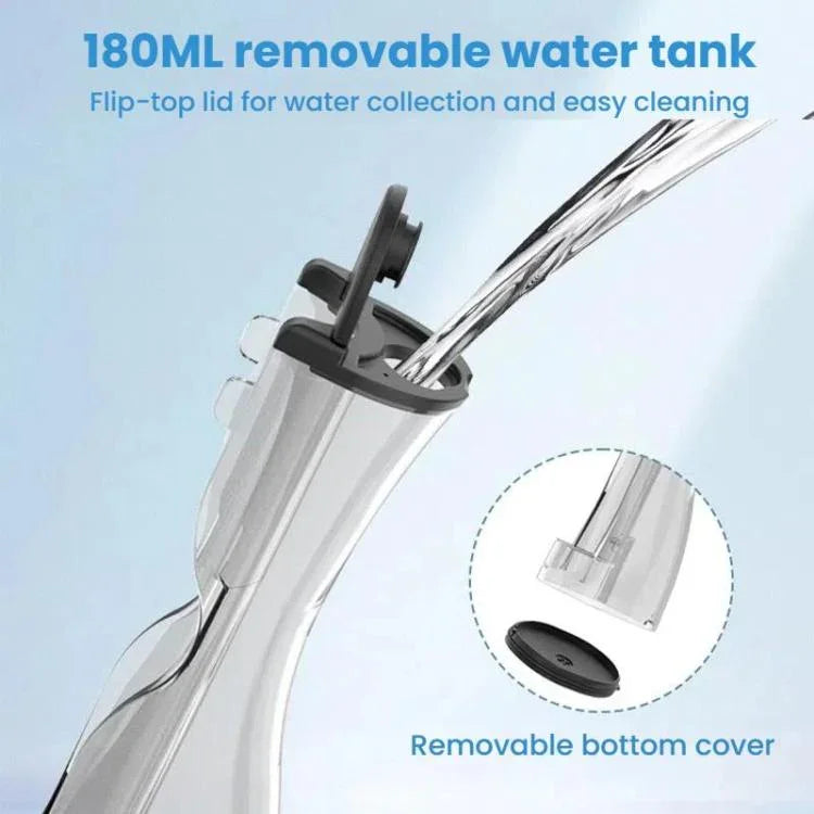 Bàn chải điện 3 trong 1, máy tăm nước & máy tăm nước miệng với bình chứa 180ml có thể tháo rời