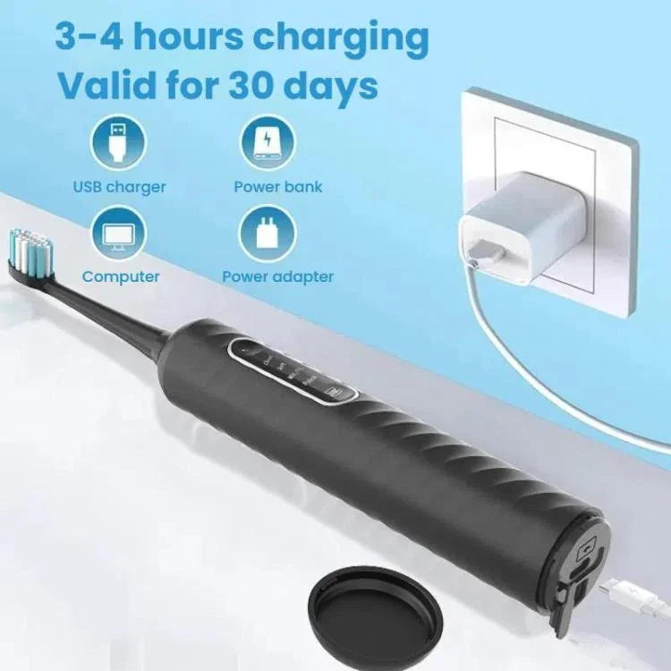 Bàn chải điện 3 trong 1, máy tăm nước & máy tăm nước miệng với bình chứa 180ml có thể tháo rời