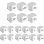 18 Chiếc / Gói Kẹp Tổ Chức Cáp Từ Tính Kẹp Dây Dán Giữ Dây Cho Quản Lý Bàn Làm Việc