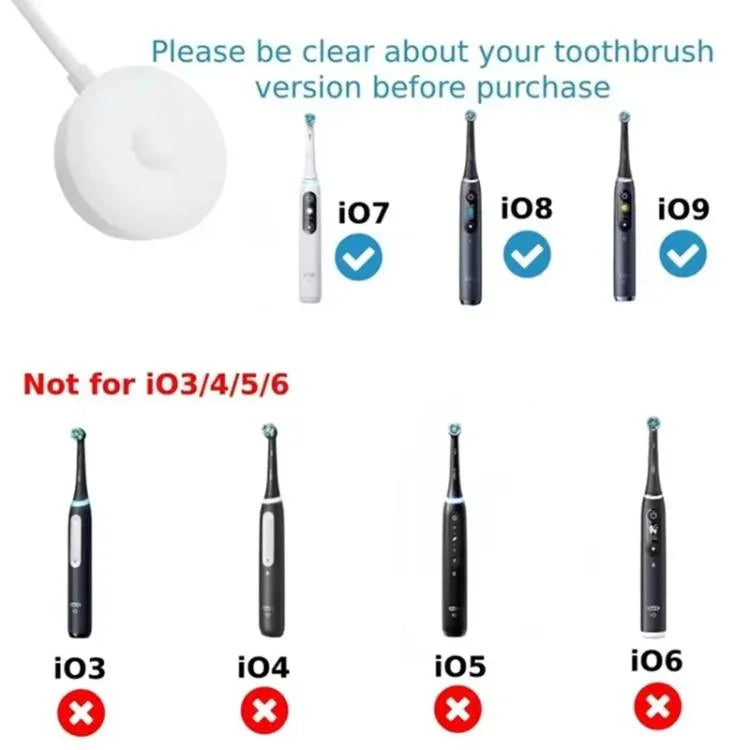 Bộ sạc bàn chải đánh răng 3768 cho Oral B IO Series 9/8/7 IO7 IO8 IO9, Phích cắm Mỹ, Phích cắm Mỹ