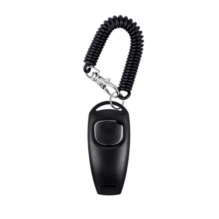 Bộ Huấn Luyện Thú Cưng 2 Trong 1: Clicker Và Còi Huấn Luyện Kèm Dây Đeo Tay Dài