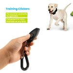 Bộ Huấn Luyện Thú Cưng 2 Trong 1: Clicker Và Còi Huấn Luyện Kèm Dây Đeo Tay Dài