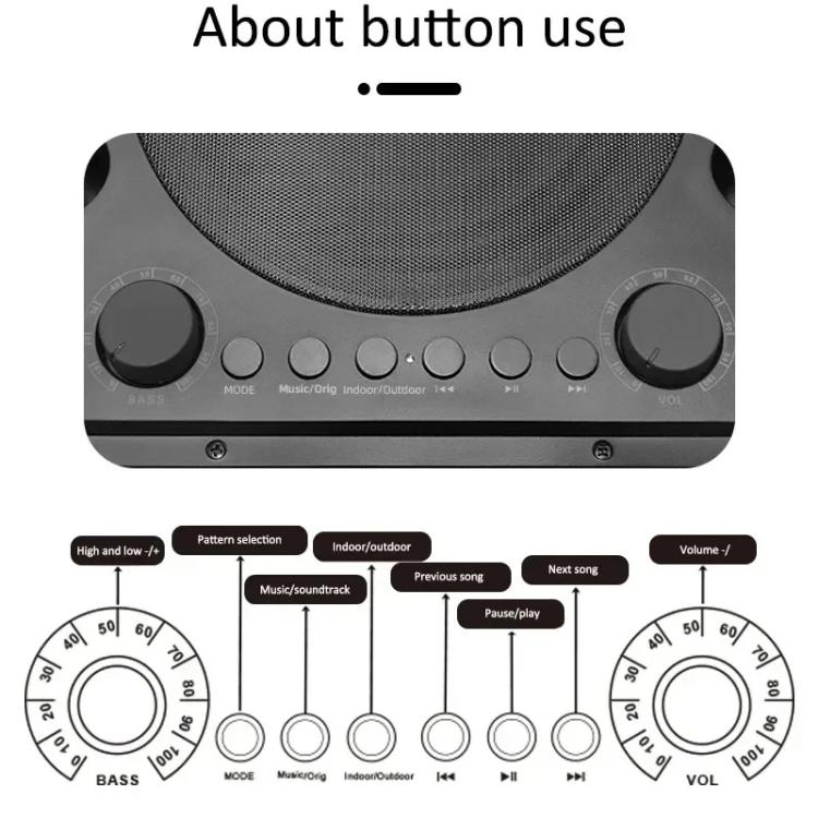 Máy karaoke hộp gỗ SDRD với hệ thống loa tích hợp mic đôi không dây, hỗ trợ USB/Thẻ TF