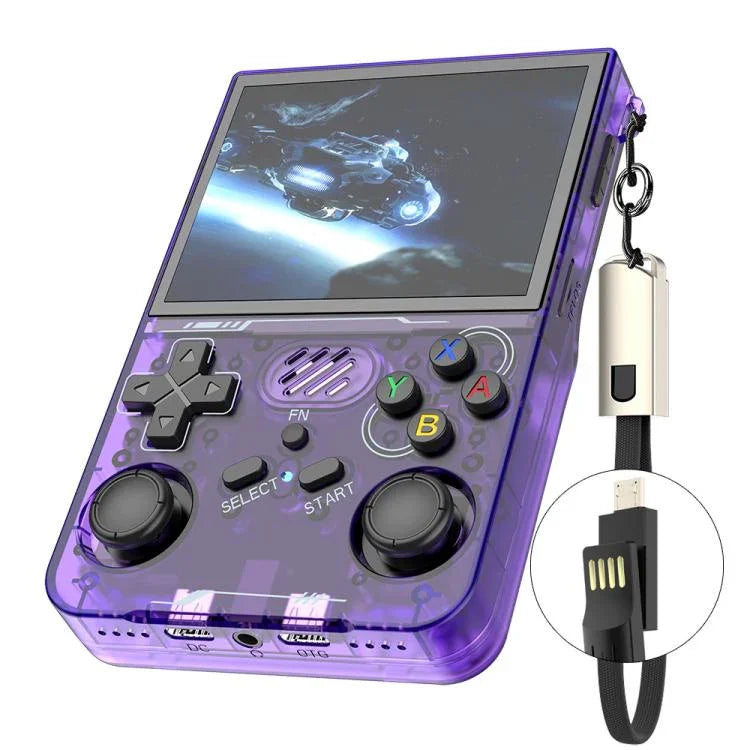 Máy chơi game cầm tay WiFi hai băng tần R36XX màn hình IPS HD Mipi 3.5 inch mã nguồn mở Linux OS, bộ nhớ 64G, 128G
