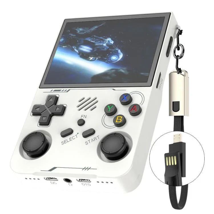 Máy chơi game cầm tay WiFi hai băng tần R36XX màn hình IPS HD Mipi 3.5 inch mã nguồn mở Linux OS, bộ nhớ 64G, 128G
