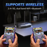 Máy chơi game cầm tay WiFi hai băng tần R36XX màn hình IPS HD Mipi 3.5 inch mã nguồn mở Linux OS, bộ nhớ 64G, 128G