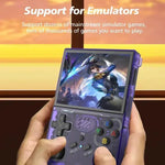 Máy chơi game cầm tay WiFi hai băng tần R36XX màn hình IPS HD Mipi 3.5 inch mã nguồn mở Linux OS, bộ nhớ 64G, 128G