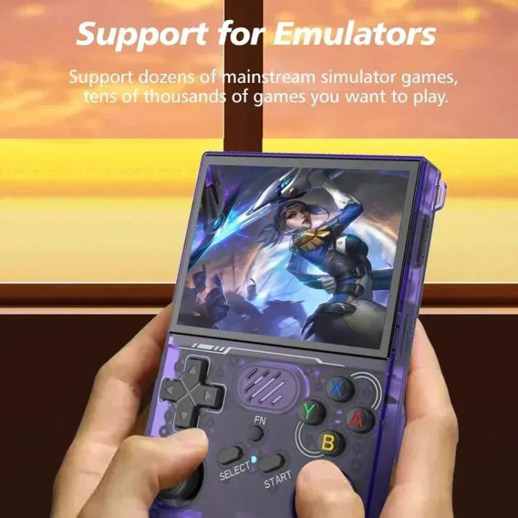 Máy chơi game cầm tay WiFi hai băng tần R36XX màn hình IPS HD Mipi 3.5 inch mã nguồn mở Linux OS, bộ nhớ 64G, 128G