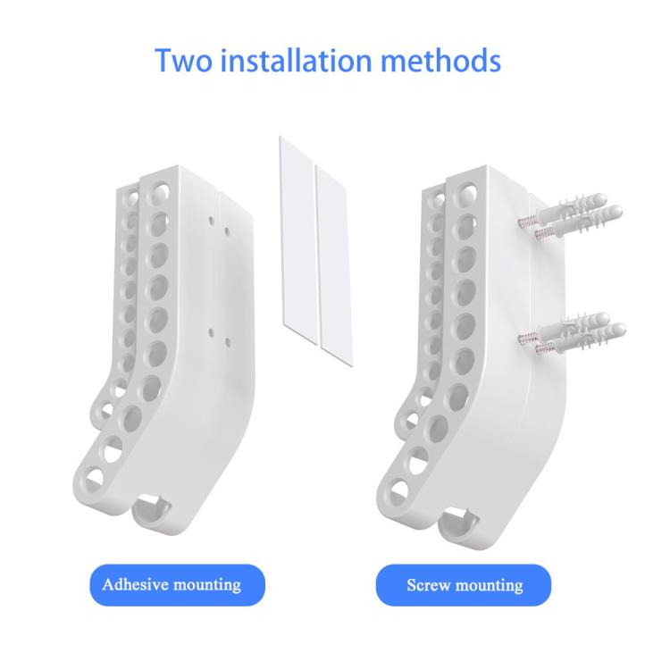 Giá đựng pin gắn tường chứa 10 pin AA & 10 pin AAA, giá lưu trữ pin tiết kiệm không gian
