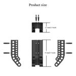 Giá đựng pin gắn tường chứa 10 pin AA & 10 pin AAA, giá lưu trữ pin tiết kiệm không gian