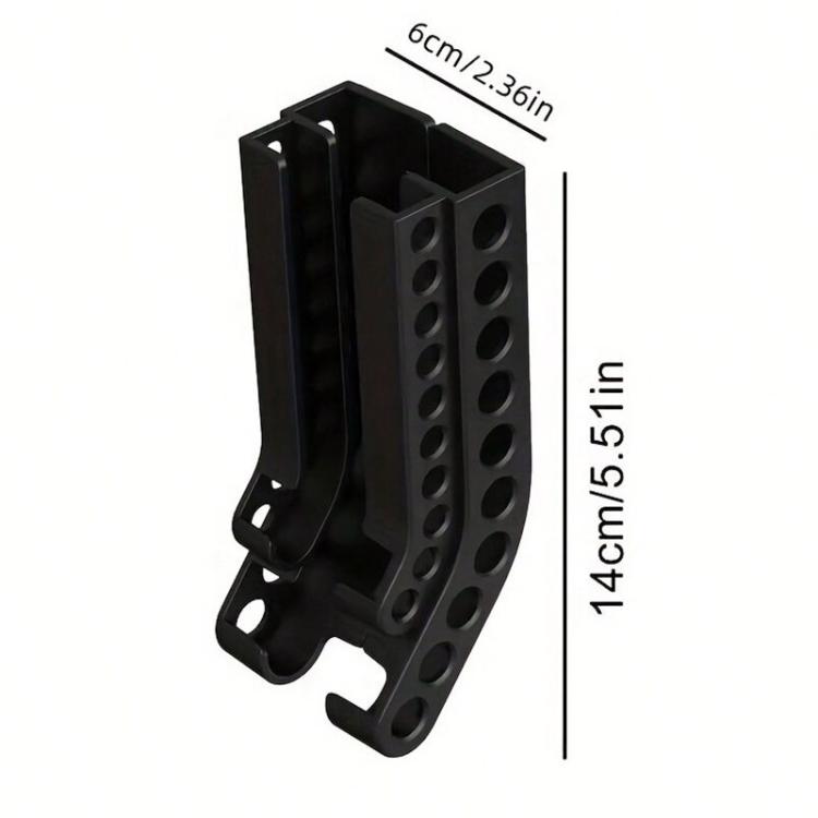 Giá đựng pin gắn tường chứa 10 pin AA & 10 pin AAA, giá lưu trữ pin tiết kiệm không gian