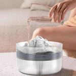 2L Volcanic Essential Oil Diffuser Humidifier Large Capacity Aromatherapy Mist Diffuser Top-Fill Water Tank