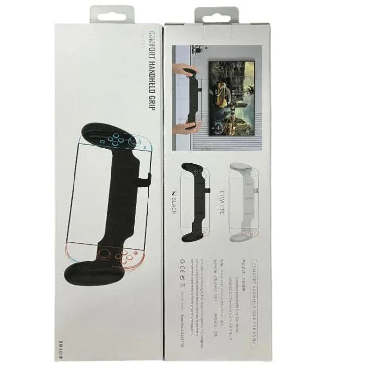 Tay cầm chống trượt công thái học cho Nintendo Switch 2 / Switch / Switch OLED, JYS-NS2297 Đen, JYS-NS2297 Trắng