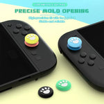 Bộ 2 cặp nắp bảo vệ nút ngón cái silicone in hình móng vuốt cho bộ điều khiển Joy-Con Nintendo Switch 2