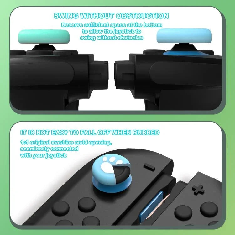 Bộ 2 cặp nắp bảo vệ nút ngón cái silicone in hình móng vuốt cho bộ điều khiển Joy-Con Nintendo Switch 2