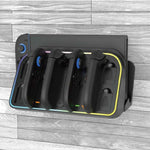 Dock sạc gắn tường cho Nintendo Switch 2 JoyCon với đèn RGB, HBS-2807