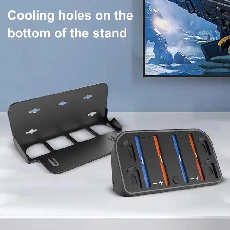 Dock sạc gắn tường cho Nintendo Switch 2 JoyCon với đèn RGB, HBS-2807