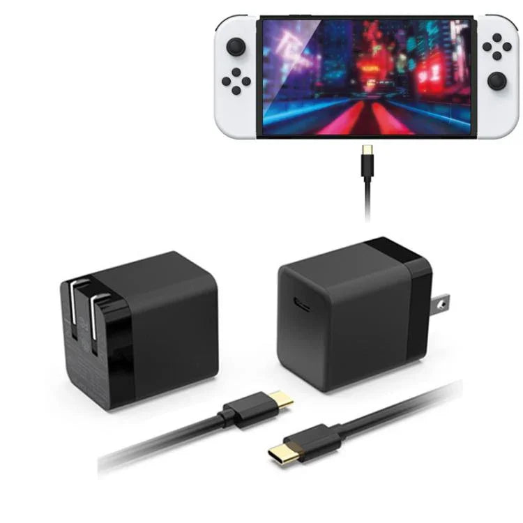 Sạc nhanh GaN 45W DOBE cho Nintendo Switch 2/Switch OLED/Switch/Switch Lite USB-C, phích cắm US, dành cho Nintendo Switch 2