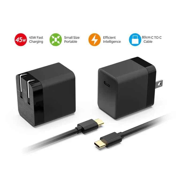 Sạc nhanh GaN 45W DOBE cho Nintendo Switch 2/Switch OLED/Switch/Switch Lite USB-C, phích cắm US, dành cho Nintendo Switch 2
