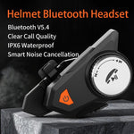 Tai nghe Bluetooth mũ bảo hiểm xe máy M9 chống nước IPX6, trả lời tự động, âm thanh HD cho người lái/giao hàng/đàm thoại nhóm, M9