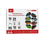 Bộ dụng cụ thể thao chuyển động 16 trong 1 KJH cho Nintendo Switch 2 Joy-Con với tay cầm tháo rời, vợt tennis, gậy golf, gậy bóng chày