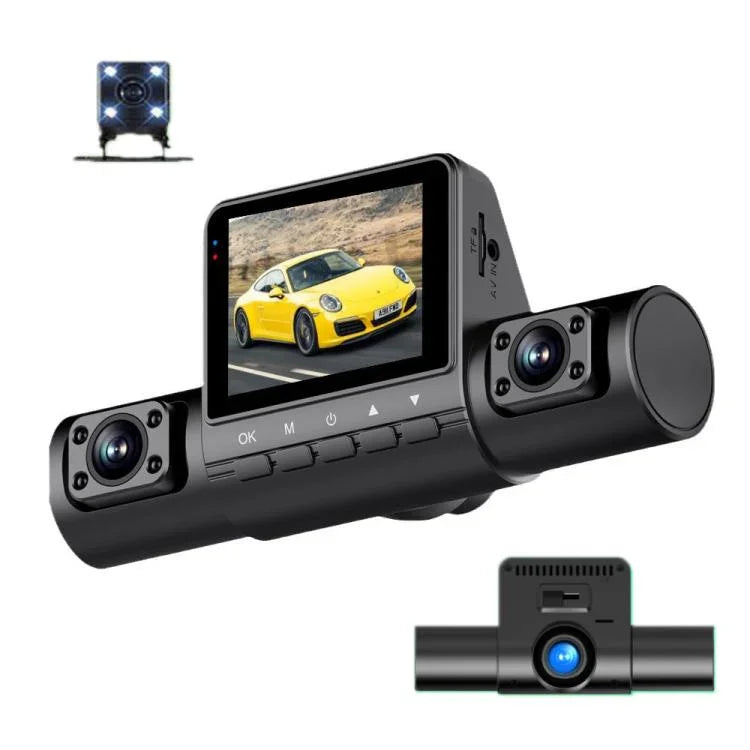 Thiết bị ghi hình lái xe giám sát đỗ xe hồng ngoại độ phân giải cao 1080P, 3 ống kính, 4 ống kính, 4 ống kính + 32G