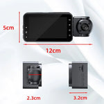 Máy ghi hình lái xe kết nối XWIFI 1080P HD hồng ngoại nhìn ban đêm, ghi hai kênh, ghi ba kênh
