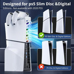 Trạm sạc 2 trong 1 cho tay cầm PS5 Slim kèm quạt làm mát và đèn RGB