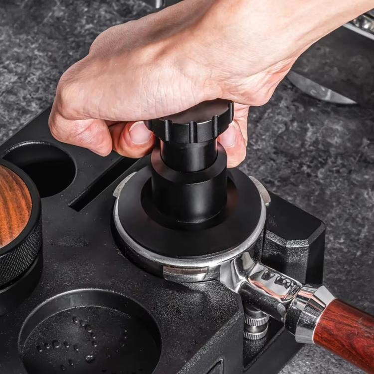 Dụng cụ nén cà phê có thể điều chỉnh lực tác động với đế ren, dụng cụ nén espresso có lò xo, 51mm, 53mm
