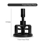 Rotating Magnetic WDT Tool for Espresso Adjustable Height Coffee Needle Distributor Coffee Grounds Fluffing Tool, 51mm, 53mm, 58mm