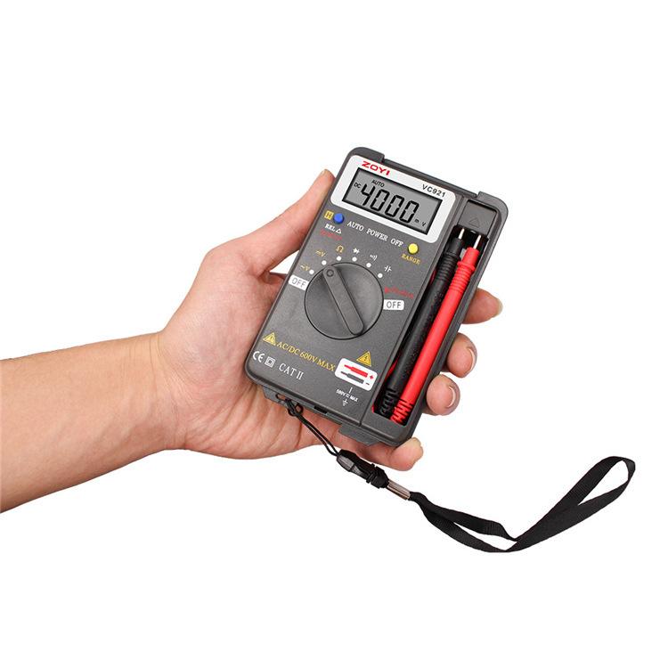Đồng hồ vạn năng kỹ thuật số tự động đo ZOYI VC921 cầm tay bỏ túi, VC921