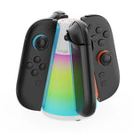 For Nintendo Switch 2 Joy-Con Controllers  ipega 4-in-1 Charging Dock Quad Charger Station with RGB Light