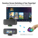Dock TV 4K 60Hz 5 trong 1 JYS cho Nintendo Switch 2 kèm cổng Ethernet Gigabit và đèn nền RGB, JYS