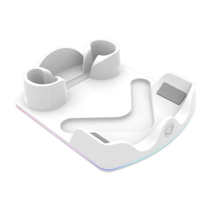 Giá đỡ tay cầm iplay HBV-641 kèm đèn LED cho Meta Quest 3S / 3 / 2, giá sạc tai nghe VR