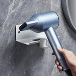 Giá treo máy sấy tóc gắn tường kèm tổ chức dây, lưu trữ phòng tắm cho máy sấy tóc