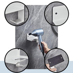 Giá treo máy sấy tóc gắn tường kèm tổ chức dây, lưu trữ phòng tắm cho máy sấy tóc