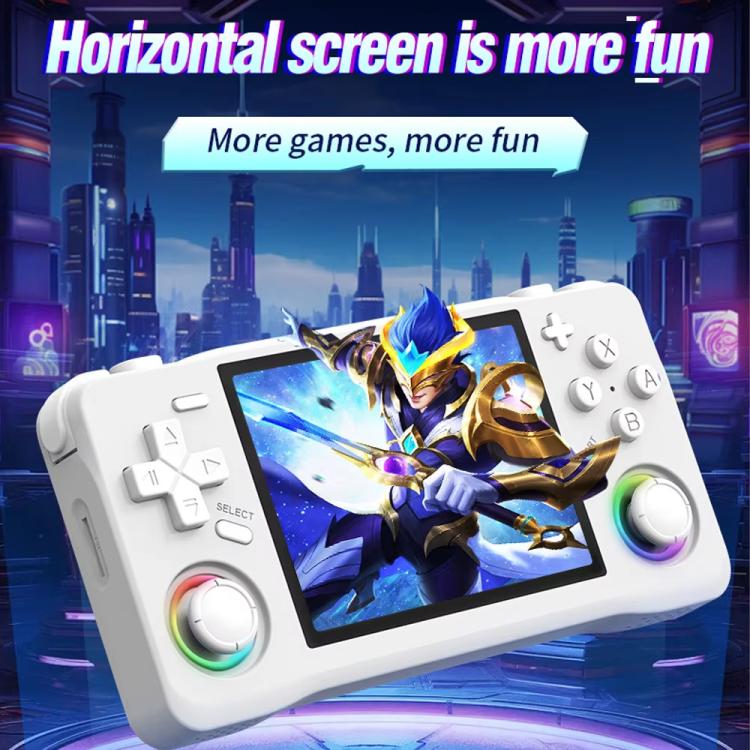 Máy chơi game cầm tay cổ điển 3.5 inch XF35H với hệ điều hành Linux và đèn RGB, bộ nhớ 64G, 128G
