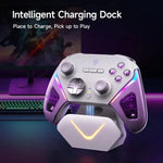 Tay Cầm Chơi Game Không Dây EasySMX D10 Với Nút Kích Hoạt Hai Chế Độ & Joystick Hiệu Ứng Hall TMR, Đế Sạc Cho PC/Switch/Điện Thoại/Steam