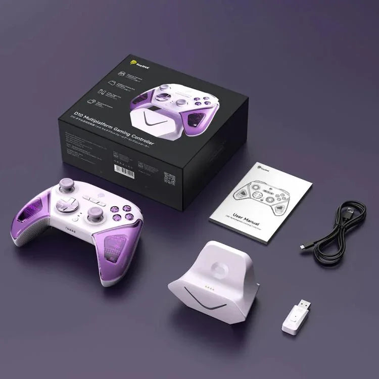 Tay Cầm Chơi Game Không Dây EasySMX D10 Với Nút Kích Hoạt Hai Chế Độ & Joystick Hiệu Ứng Hall TMR, Đế Sạc Cho PC/Switch/Điện Thoại/Steam