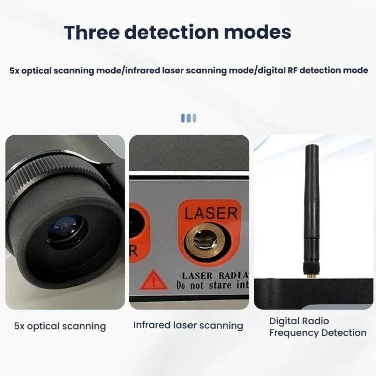 Máy phát hiện quét hồng ngoại laser Máy tìm camera WiFi, DS-318